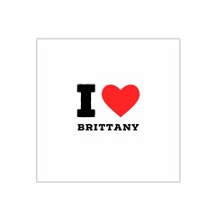 I Love Brittany Satin Bandana Scarf 22  X 22  by ilovewhateva