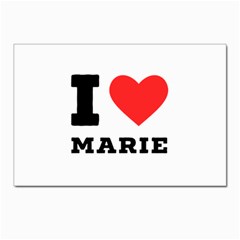 I Love Marie Postcards 5  X 7  (pkg Of 10) by ilovewhateva