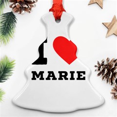 I Love Marie Ornament (christmas Tree)  by ilovewhateva