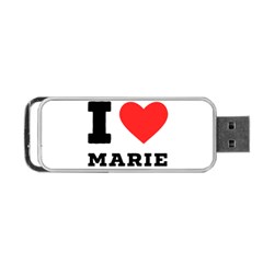 I Love Marie Portable Usb Flash (two Sides) by ilovewhateva