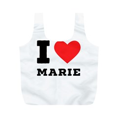 I Love Marie Full Print Recycle Bag (m) by ilovewhateva