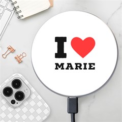 I Love Marie Wireless Fast Charger(white) by ilovewhateva