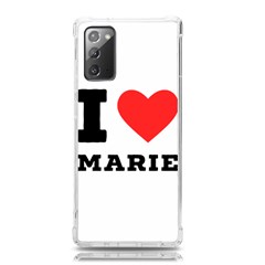 I Love Marie Samsung Galaxy Note 20 Tpu Uv Case