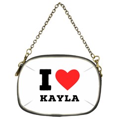 I Love Kayla Chain Purse (one Side) by ilovewhateva