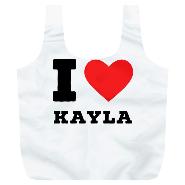 I love kayla Full Print Recycle Bag (XL)