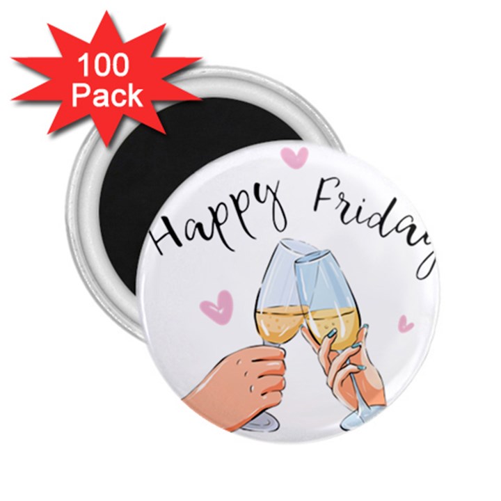 Happy Friday 2.25  Magnets (100 pack) 