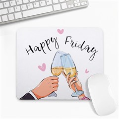 Happy Friday Large Mousepad by SychEva