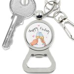 Happy Friday Bottle Opener Key Chain Front