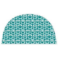 Teal And White Owl Pattern Anti Scalding Pot Cap by GardenOfOphir