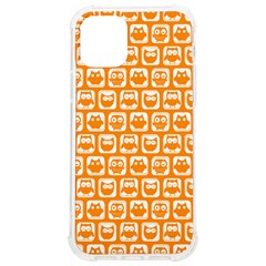 Yellow And White Owl Pattern Iphone 12/12 Pro Tpu Uv Print Case by GardenOfOphir