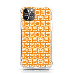 Yellow And White Owl Pattern Iphone 11 Pro 5 8 Inch Tpu Uv Print Case by GardenOfOphir