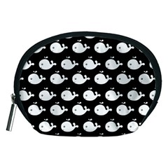 Cute Whale Illustration Pattern Accessory Pouch (medium)