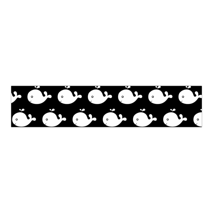 Cute Whale Illustration Pattern Velvet Scrunchie