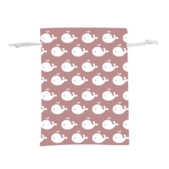 Cute Whale Illustration Pattern Lightweight Drawstring Pouch (s) by GardenOfOphir