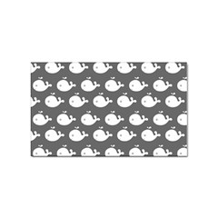 Cute Whale Illustration Pattern Sticker (rectangular) by GardenOfOphir