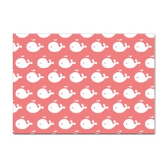 Coral Whales Pattern Sticker A4 (10 Pack) by GardenOfOphir