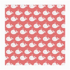 Coral Whales Pattern Medium Glasses Cloth by GardenOfOphir