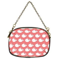 Coral Whales Pattern Chain Purse (one Side) by GardenOfOphir