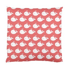 Coral Whales Pattern Standard Cushion Case (one Side) by GardenOfOphir