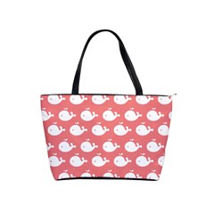 Coral Whales Pattern Classic Shoulder Handbag by GardenOfOphir