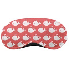 Coral Whales Pattern Sleeping Mask by GardenOfOphir