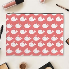 Coral Whales Pattern Cosmetic Bag (xl) by GardenOfOphir