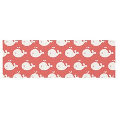 Coral Whales Pattern Banner And Sign 12  X 4  by GardenOfOphir