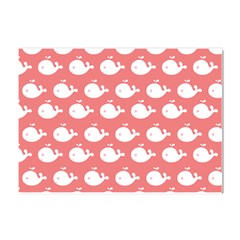 Coral Whales Pattern Crystal Sticker (a4) by GardenOfOphir