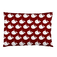 Cute Whale Illustration Pattern Pillow Case (two Sides) by GardenOfOphir