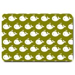 Cute Whale Illustration Pattern Large Doormat 30 x20  Door Mat