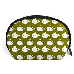 Cute Whale Illustration Pattern Accessory Pouch (large) by GardenOfOphir