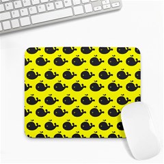 Cute Whale Illustration Pattern Small Mousepad by GardenOfOphir