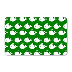 Cute Whale Illustration Pattern Magnet (rectangular) by GardenOfOphir