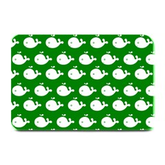 Cute Whale Illustration Pattern Plate Mats by GardenOfOphir