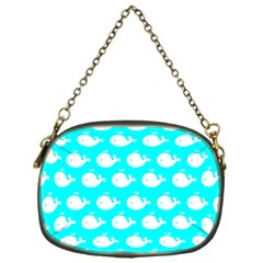 Cute Whale Illustration Pattern Chain Purse (one Side) by GardenOfOphir