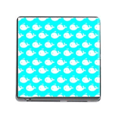 Cute Whale Illustration Pattern Memory Card Reader (square 5 Slot) by GardenOfOphir