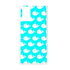 Cute Whale Illustration Pattern Samsung Galaxy Note 20 Tpu Uv Case by GardenOfOphir