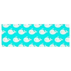 Cute Whale Illustration Pattern Banner And Sign 12  X 4  by GardenOfOphir