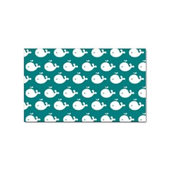 Cute Whale Illustration Pattern Sticker Rectangular (10 Pack) by GardenOfOphir