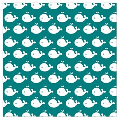 Cute Whale Illustration Pattern Lightweight Scarf  by GardenOfOphir