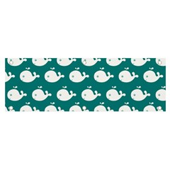 Cute Whale Illustration Pattern Banner And Sign 6  X 2  by GardenOfOphir