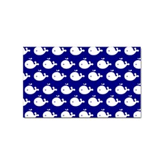 Cute Whale Illustration Pattern Sticker Rectangular (100 Pack) by GardenOfOphir