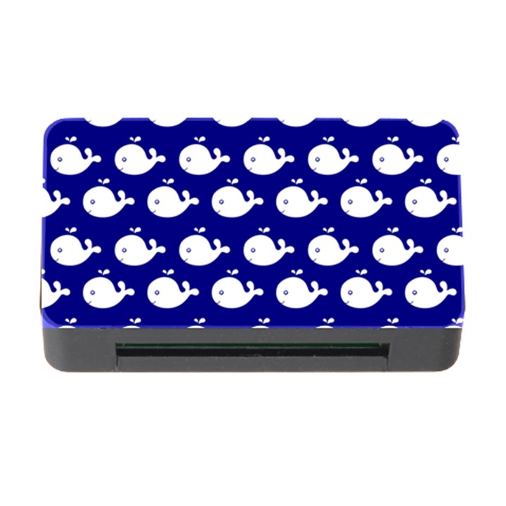 Cute Whale Illustration Pattern Memory Card Reader with CF