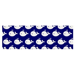 Cute Whale Illustration Pattern Banner And Sign 6  X 2 