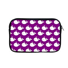 Cute Whale Illustration Pattern Apple Macbook Pro 13  Zipper Case by GardenOfOphir