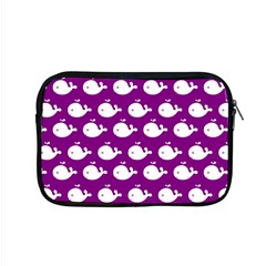 Cute Whale Illustration Pattern Apple Macbook Pro 15  Zipper Case by GardenOfOphir