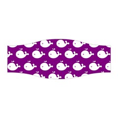 Cute Whale Illustration Pattern Stretchable Headband by GardenOfOphir