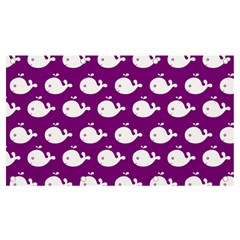 Cute Whale Illustration Pattern Banner And Sign 7  X 4  by GardenOfOphir