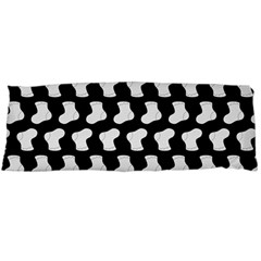 Black And White Cute Baby Socks Illustration Pattern Body Pillow Case (dakimakura)