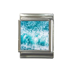 Tropical Blue Ocean Wave Italian Charm (13mm) by Jack14